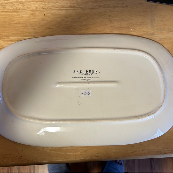 Rae Dunn Halloween "Family Style" Mummy Platter/Serving Tray - Picture 2 of 4